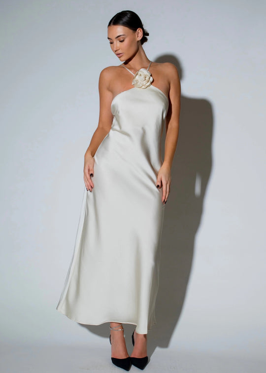 Sunís florar Maxi Dress Silk