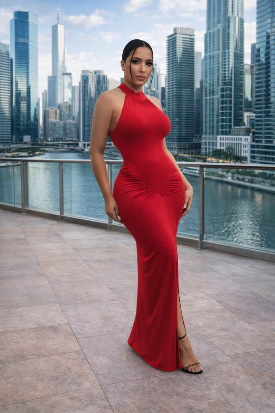 Lea Maxi Dresses Sexy Solid