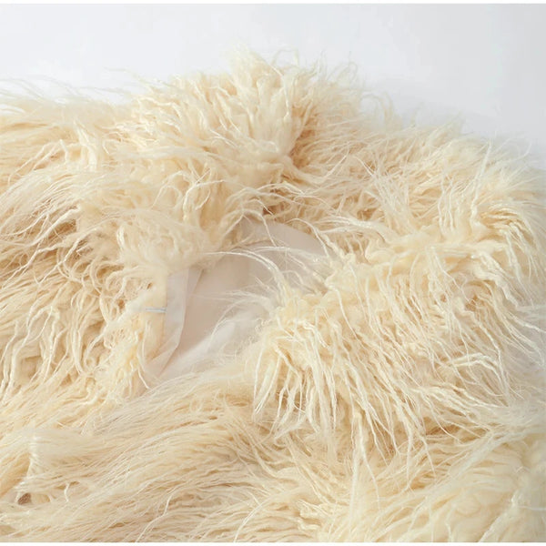 Short Coat Women Long Sleeve Turn Down