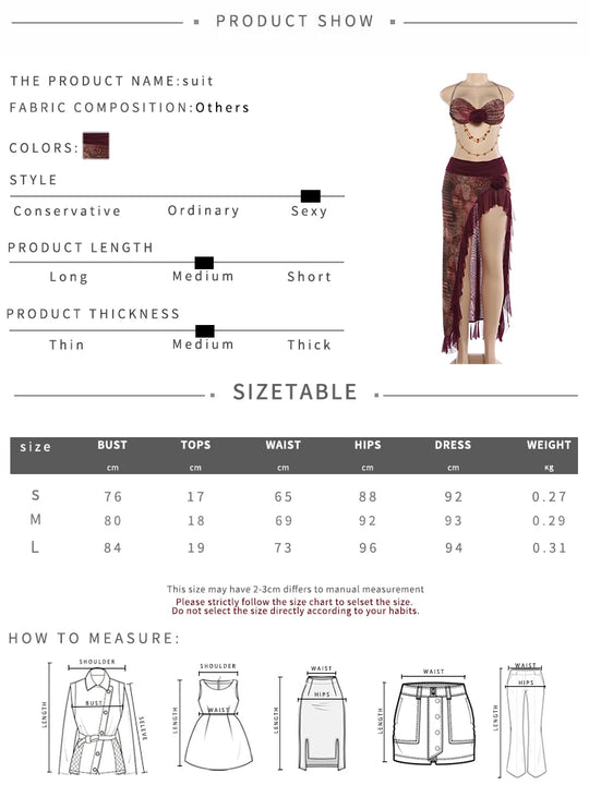 Lisa Crop Tops+Mesh Ruffles Splits