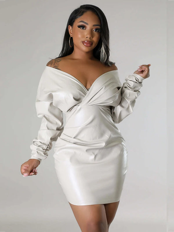 Winter Woman Dress One Piece