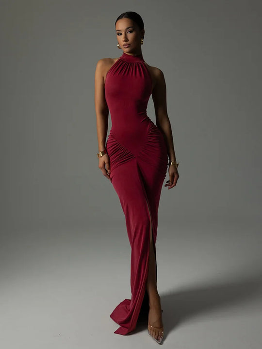 Lea Maxi Dresses Sexy Solid