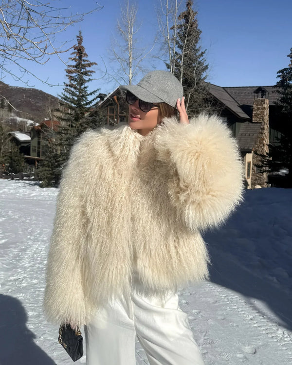 Short Coat Women Long Sleeve Turn Down