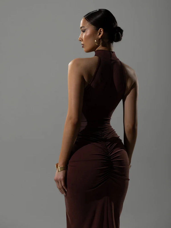 Lea Maxi Dresses Sexy Solid