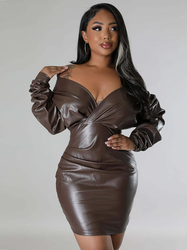 Winter Woman Dress One Piece